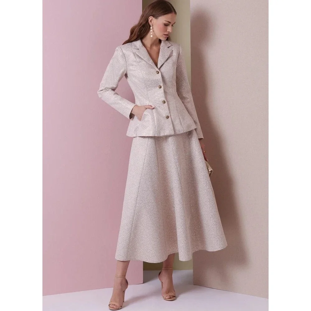 Vogue V2018 Sewing Pattern‎ Misses Jacket Skirt Pants Size 12-20 Uncut